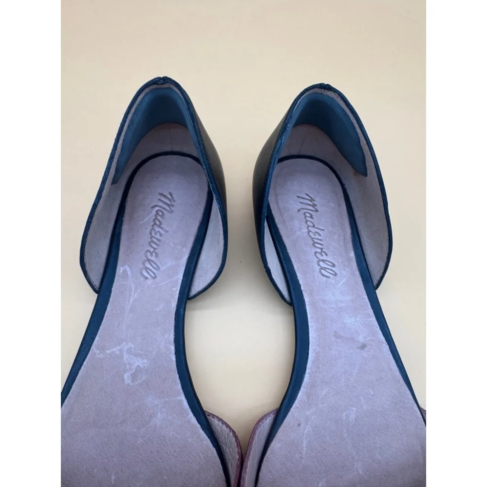 Women's Madewell Flats Size 7 Purple and Black - Picture 3 of 6